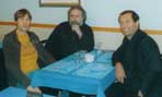 Jaume Perez, Joan Tinto y Alejandro Parra del Laboratori de Parapsicologia de Barcelona