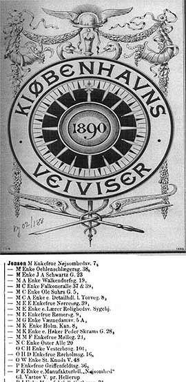 Haraldsson revis&oacute; los padrones electorales de Copenhague tras la b&uacute;squeda de Emil Jensen, y encontr&oacute; a un Jensen fabricante. En el censo de 1885, este Jensen vivi&oacute; en la calle Kongensgade 68, cerca del n&uacute;mero 63, donde comenz&oacute; el incendio.