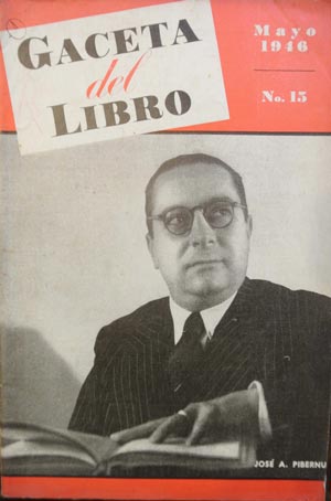 Portada de la Gaceta de Libros de Marzo 1946. Editorial Kier fue la protagonistadel número de Marzo.